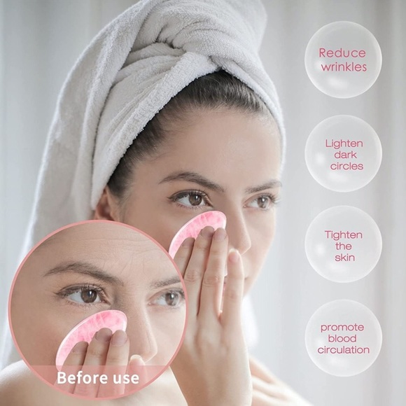 2 for $40 Gua Sha Rose Quartz (Natural Crystal) - Picture 4 of 12